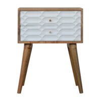 capsule carved bedside