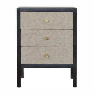 Faux Leather Bedside