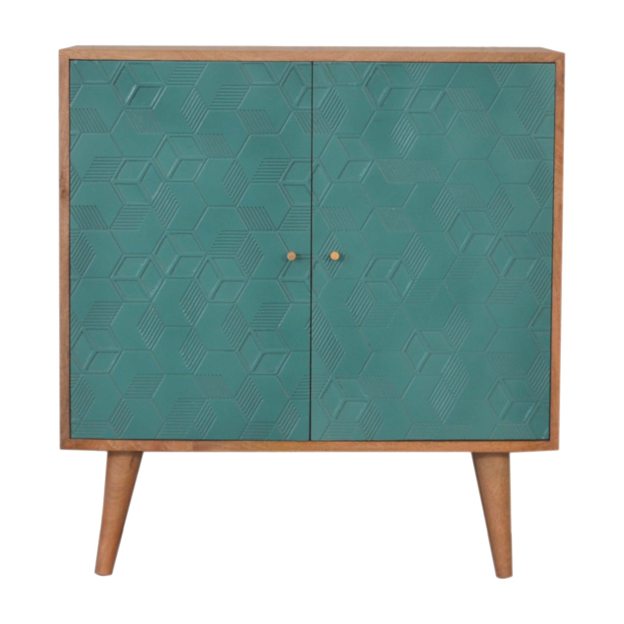 Modern Acadia Teal Cabinet