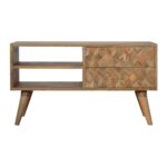 Assorted Oak-ish Media Unit