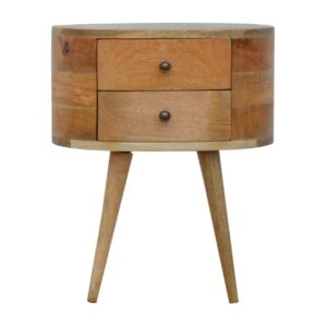 Rounded Bedside Table