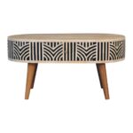 Edessa Bone Inlay Console Table