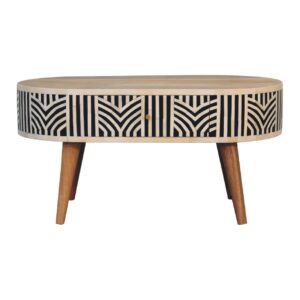 Edessa Bone Inlay Console Table