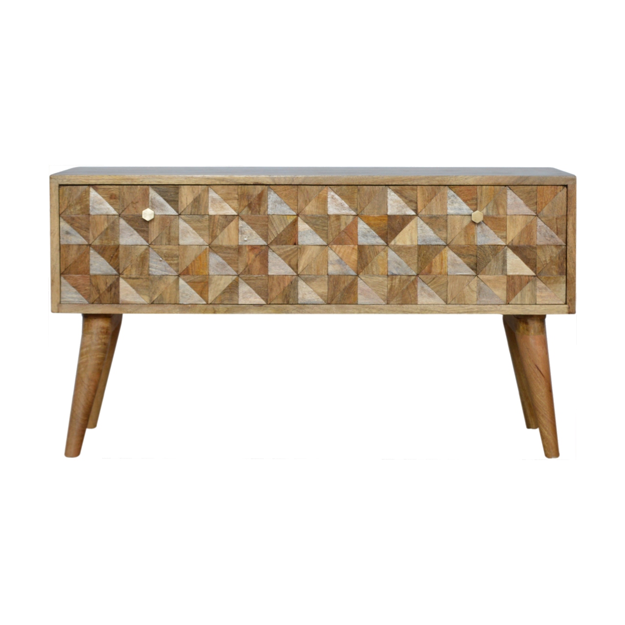 Diamond-Crafted Hallway Storage Bench