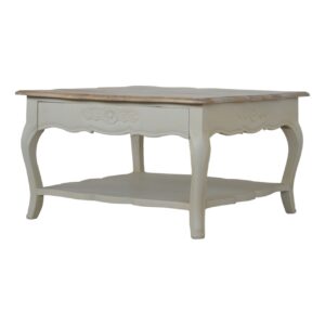 amberly carved coffee table