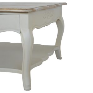 amberly carved coffee table