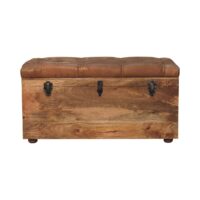 Hide Oak-like Storage Trunk for Buffalo